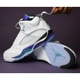 thumbnail image 2 of Ni-k-e Jordan 5 Retro "Grape" 2025 White Purple Men & GS Size INSTANTSHIP!, 2 of 6