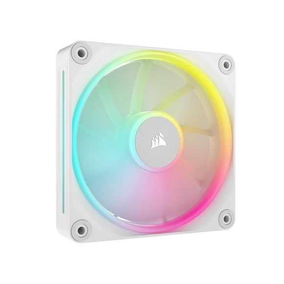 Ventilador Corsair iCue Link LX120 RGB 120 mm PWM, paquete único, blanco