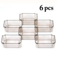 thumbnail image 3 of Drawer Organizer Tray Plastic: 6PCS Versatile Drawer Tray Divider Storage Box, 3 of 10