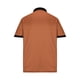 thumbnail image 4 of Ceisia Men's Short Sleeve Turn-down Collar Top Striped Color Block Casual Shirt for Daily Wear Orange M Gifts, 4 of 6