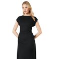 thumbnail image 2 of Principles Robe Midi Texturée en Jersey Froncée pour Femmes, 2 of 2