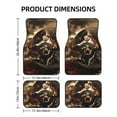 thumbnail image 2 of Qekee Pokemon Print Car Floor Mats Set of 4, Waterproof Car Foot Mats, Front & Rear Car Floor Foot Mat Sets of 4 Pieces, Universal Fit for Cars, Trucks, SUVs, 2 of 6
