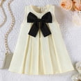 thumbnail image 2 of Zshosam Robe Tout-Petit Robe Fille Tout-Petit à Volants Sans Manches à Étages Évasée Tournoyante Robes Mignonnes d'Été de Plage avec Poche Taille 6 9 Mois,(Beige 6-9 Mois), 2 of 7