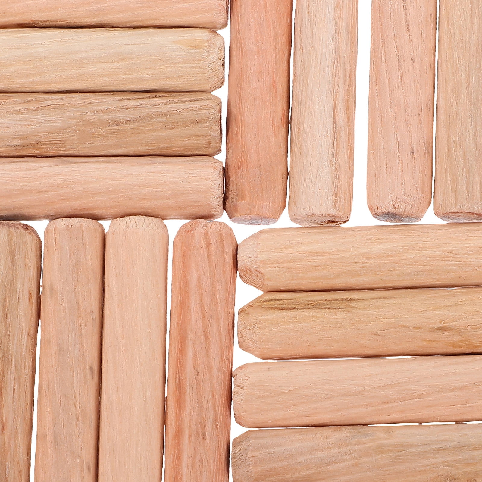 OUNONA Wood Dowel Rods 1 Bag 8x40mm Wooden Craft Sticks for Furniture Accessories and Woodworking Projects
