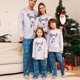 thumbnail image 1 of Ropa de Navidad a juego para la familia, pijamas de Navidad, moda de Año Nuevo, estampado de Papá Noel verde, conjunto para niños y adultos, pijama mameluco para bebé 2024, 1 of 4