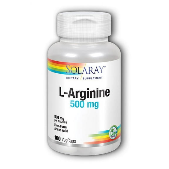 Solaray L-Arginine 500 mg - 100 Capsules