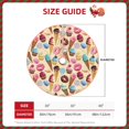 thumbnail image 4 of Halloween Christmas Tree Skirt - Lollipop Cone Donut Prints 36 Inches Christmas Tree Skirt for Halloween Holiday Indoor Home Christmas Tree Decorations with Three Ribbons, 4 of 7