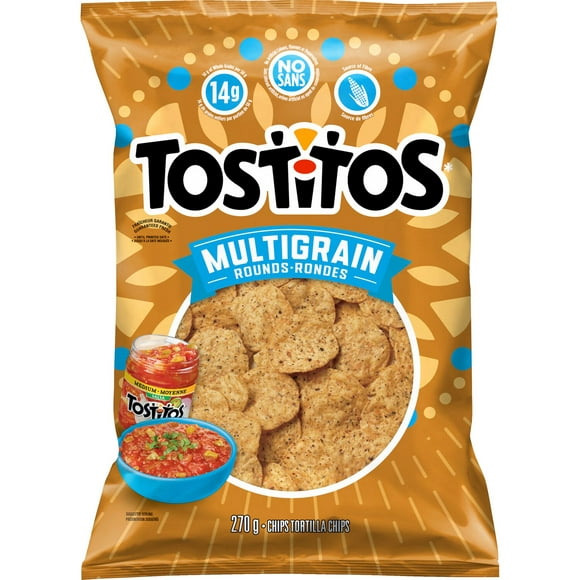 Tostitos Multigrain Rounds Tortilla Chips, 270g
