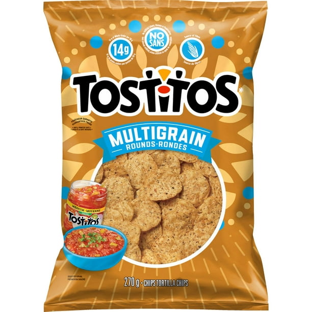 Chips tortilla Tostitos Multigrain Rondes 270g