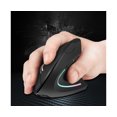 thumbnail image 3 of Wired Wireless 2.4GHz Ergonomic Vertical Optical Mouse for Desktop PC Laptop - Black Wired, 3 of 5