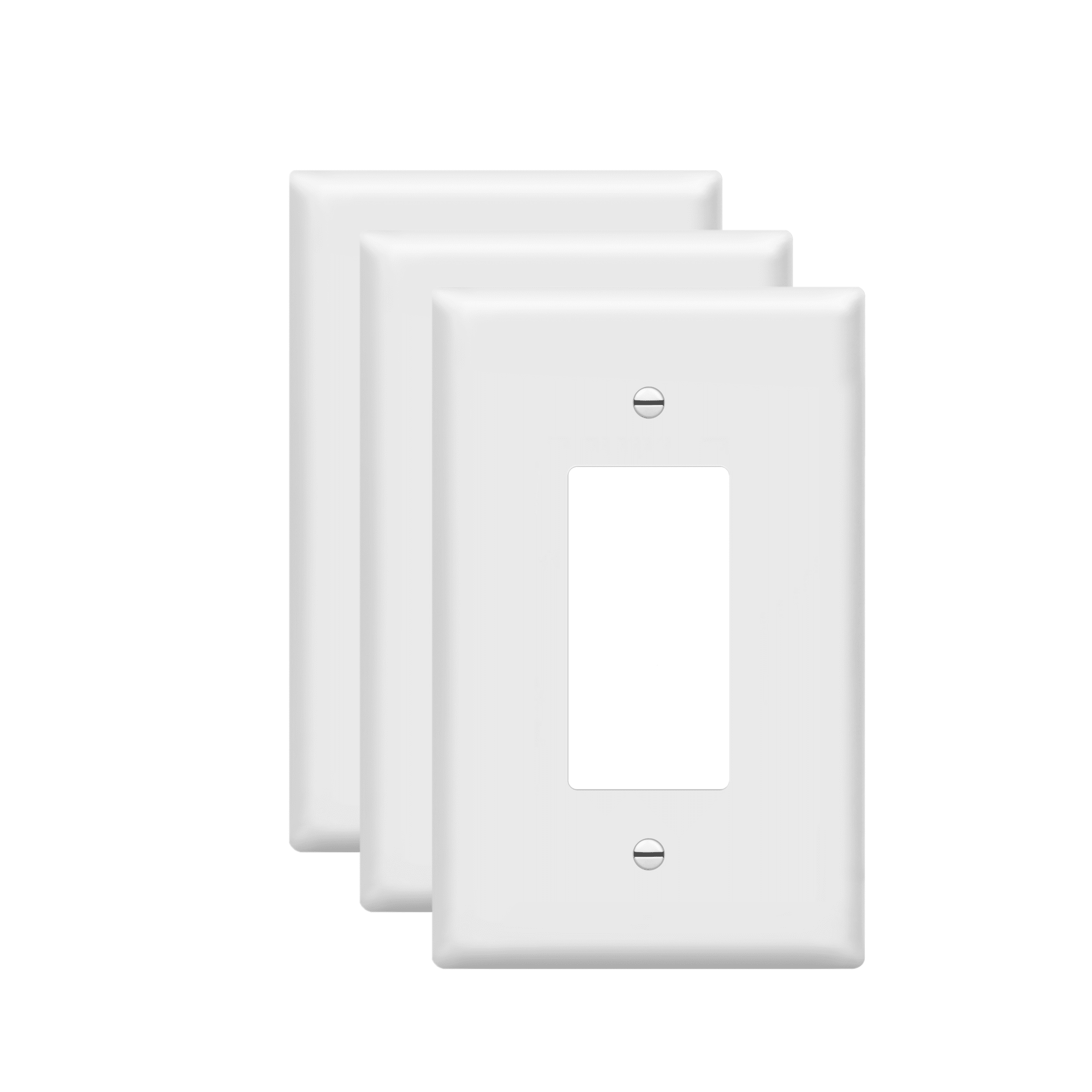 ENERLITES Decorator Light Switch or Receptacle Outlet Wall Plate, Over
