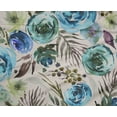 thumbnail image 5 of oneOone Polyester Spandex Medium Blue Fabric Florals Dress Material Fabric Print Fabric By The Yard 56 Inch Wide-Q7, 5 of 6
