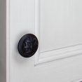 thumbnail image 4 of GlideRite 1-1/4 in. Round Braided Cabinet Knob, Matte Black, Pack of 10, 4 of 5