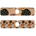 thumbnail image 2 of Coolnut Autumn Pumpkins Kitchen Sink Splash Guard 2 Packs Faucet Absorbent Mats Cute Dot Retro Faucet Handle Drip Catcher Quickly Drying Mat for Kitchen Counter Bathroom, 14.9"x5.5", 2 of 7