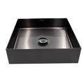 thumbnail image 2 of Ovalin Lavabo Rubinett Cuadrado Acero Inoxidable 304 Color Negro, 2 of 7