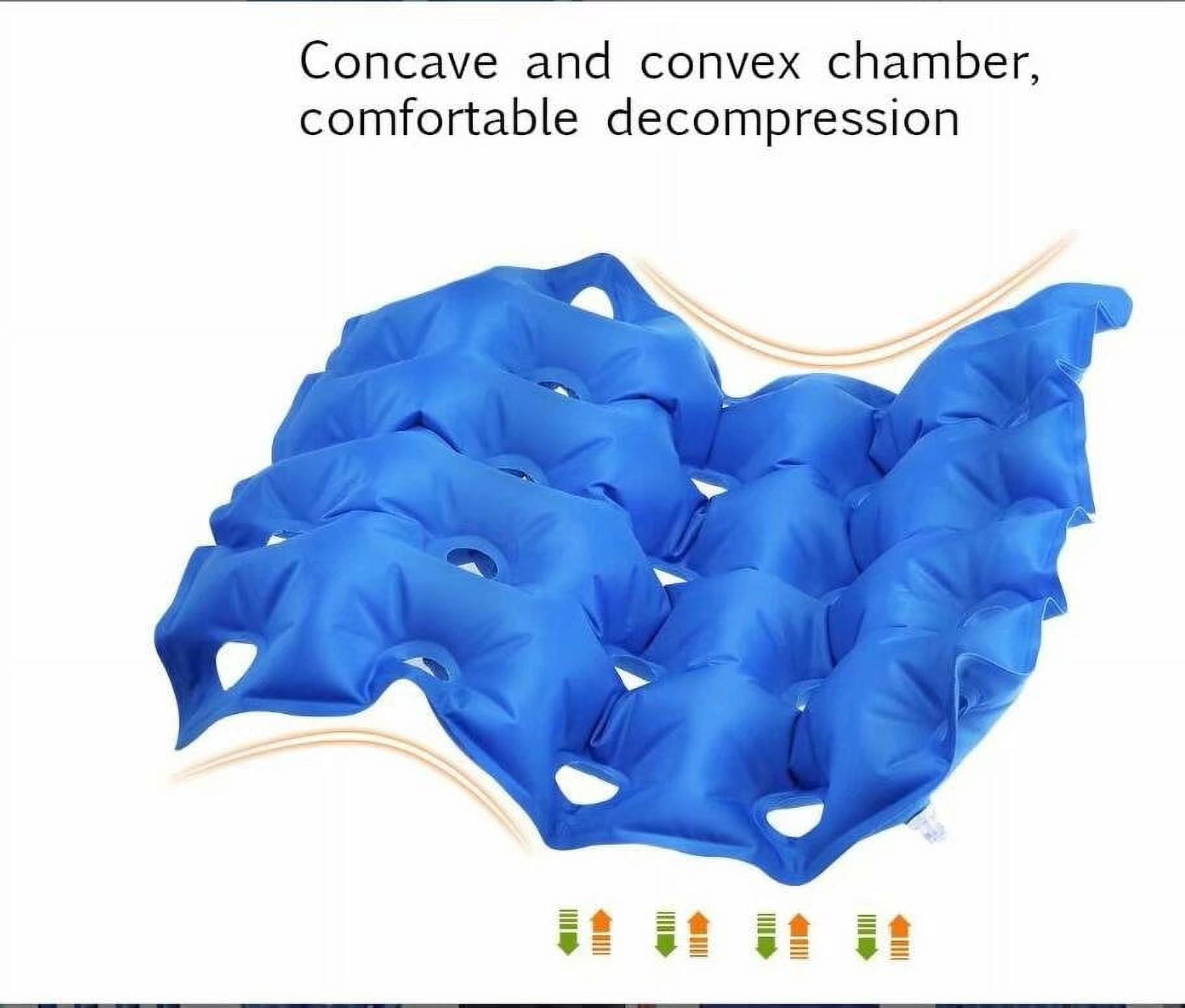 Artrylin Medical Seat Cushion Household Pressure Sore Prevention Anti-bedsores Inflatable Cushion for Wheelchair Office, Size: 45*45*3CM, Blue