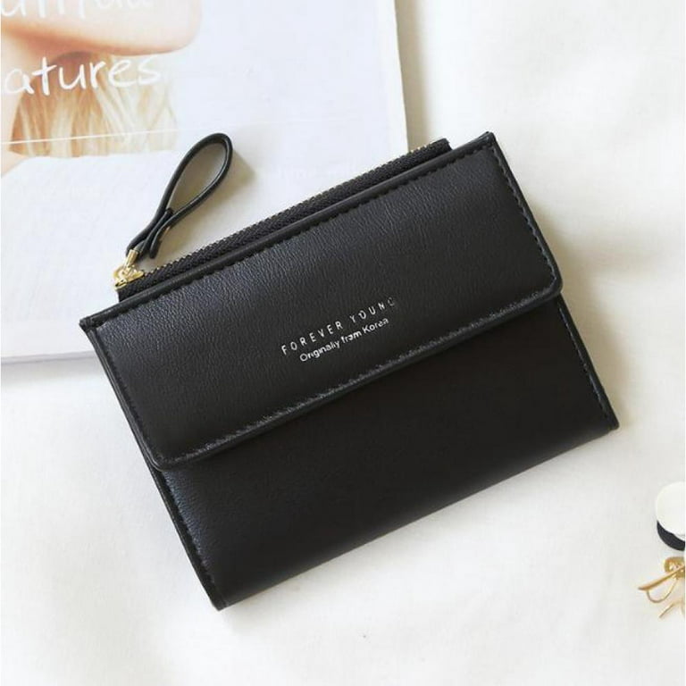 Women's Fashion Simple Long Wallet Large Capacity Double Zipper Wallet
