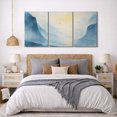 thumbnail image 4 of Canvas Print Abstract Landscape Wall Art Set of 3 Modern Decorative for Living Room Bedroom - 16"x24" x 3, 4 of 8