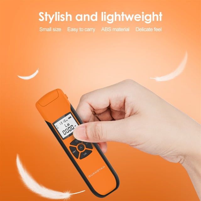 Optical Power Meter G10 New Mini High Precision USB Lithium Battery Direct Charge Fiber Optic Power Meter With Flash Light OPM ,Test Precision