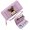 Purple, variant on GEEAD Credit Card Holder for Women Stylish RFID-Protected Wallet for Women sign cartoon-style German Shepherd puppy Suitable for Everyday Use Elegant Accessory