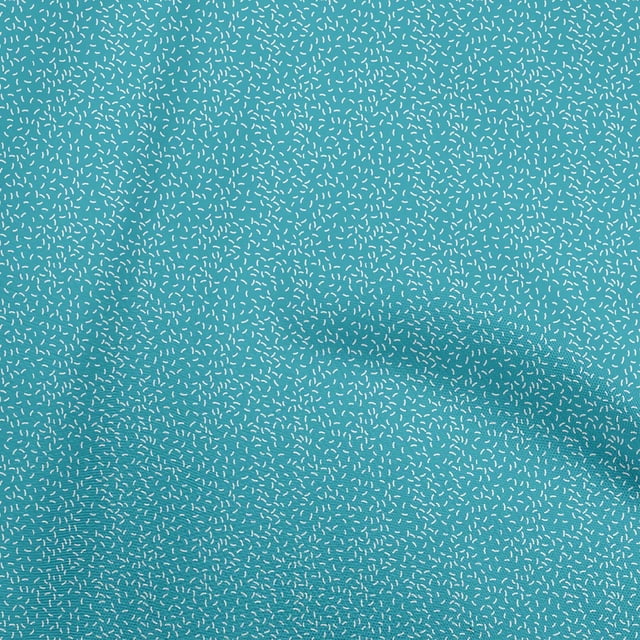 oneOone Rayon Turquoise Blue Fabric Abstract Craft Projects Decor Fabric Printed By The Yard 56 Inch Wide
