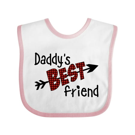 

Inktastic Daddy s Best Friend- Arrow and Plaid Letters Gift Baby Boy or Baby Girl Bib
