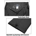 thumbnail image 2 of Little Donkey Andy Rain Pants for Men Lightweight Waterproof Outdoor Pants Black Size XXXL, 2 of 6