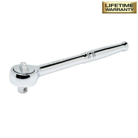 Husky Ratchet Socket Wrench 3/8 Inch Drive 40-tooth Round Head Alloy Steel Tool H38RHRAT