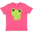 thumbnail image 3 of Inktastic Cute Frog, Little Frog, Baby Frog, Green Frog Youth T-Shirt, 3 of 5