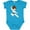Turquoise, variant on Inktastic Karate Girl, Cute Girl, Black Belt, Brown Hair Girls Baby Bodysuit