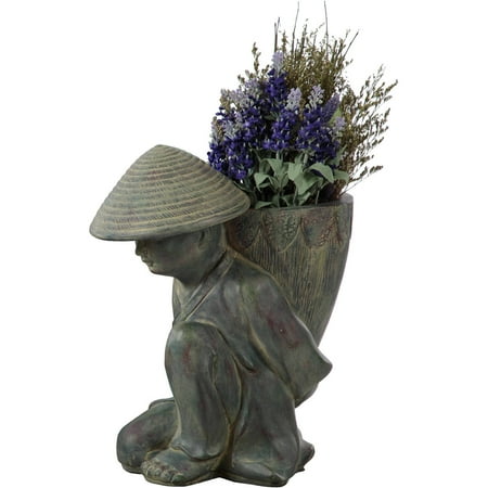 Get The Bombay Outdoors Gray Resin Humble Planter 14 17 H X 11 81 W From Walmart Now Accuweather Shop
