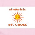 thumbnail image 2 of CafePress - I'd Rather Be In St. Croix, U Infant Bodysuit - Baby Light Bodysuit, Size Newborn - 24 Months, 2 of 4