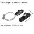 thumbnail image 2 of Uxcell Cabinet Locks Keyed 180mm Long String 55x16mm Black, 2 of 5