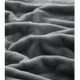 thumbnail image 4 of Cozy Haven Faux Fur Throw Blanket for Adults, Grey, 50" x 72", 4 of 10