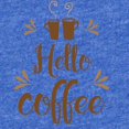 thumbnail image 2 of CafePress - Hello Coffee! - Cute Infant Baby Football Bodysuit, 2 of 3