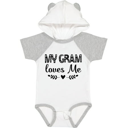 

Inktastic My Gram Loves Me Scandinavian Gift Baby Girl Bodysuit