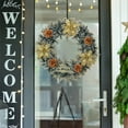 thumbnail image 6 of Cinvoph 13.8" Artificial Tinsel Christmas Wreath for Front Door, Green Wreath Xmas Collection for Indoor and Outdoor Christmas Wedding Home Centerpiece Door Window Decorations, B, 6 of 6