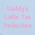 thumbnail image 2 of CafePress - Daddy's Little Tax Deduction Infant Bodysuit - Baby Light Bodysuit, Size Newborn - 24 Months, 2 of 4
