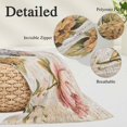 thumbnail image 6 of Vintage Hydrangea Floral Standard Size Pillow Cover, Pillowcase Protectors with Zipper, Breathable Decorative Throw Pillow Case Cover, Spring Botanical Flowers Pillow Shams for Couch Sofa 20x26Inch, 6 of 8