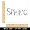 thumbnail image 2 of Spring Floral Text Self-Inking Rubber Stamp Ink Stamper - Red Ink - Large 1-1/2 Inch, 2 of 7