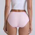 thumbnail image 4 of Fnooota Underwear for Women, High Waist 100% Cotton Briefs Panties Breathable Light Comfort Stretchy Pink ,M, 4 of 5