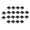 thumbnail image 1 of figatia 20Pcs Portable Power General Purpose Transistors assortment SMD Transistor Black, 1 of 9