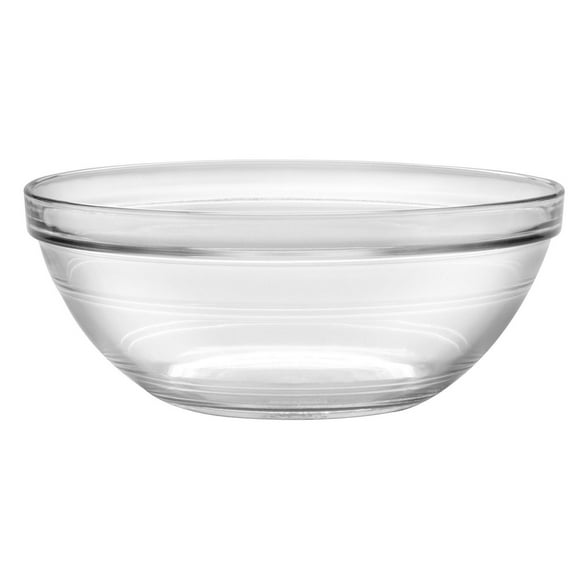 Duralex Lys Stackable Clear Glass Bowl 23 cm Set of 6
