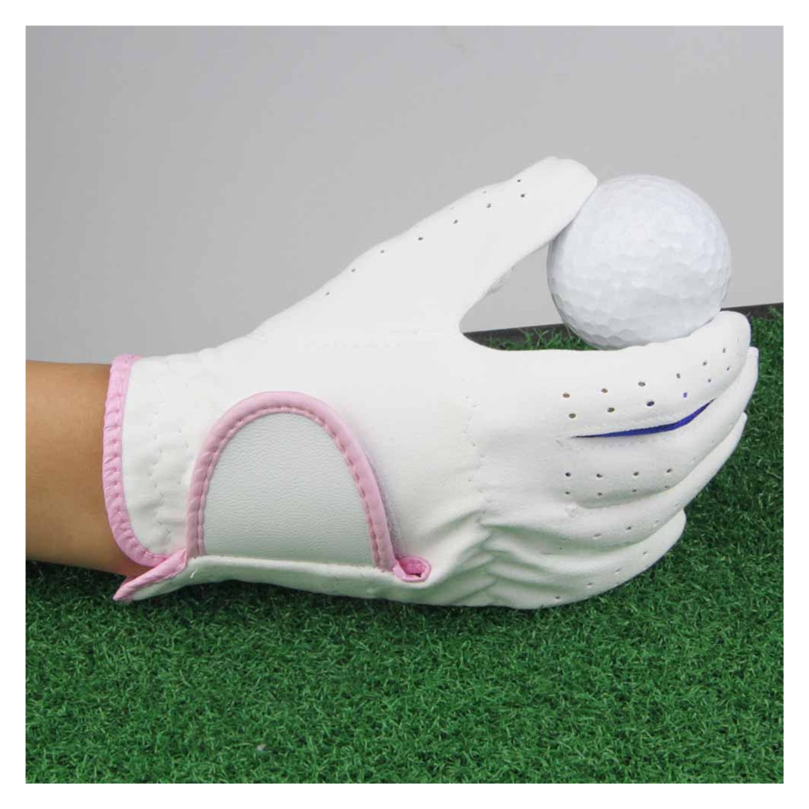 1Pair Child Golf Gloves, for Kids Youth Junior , Microfiber Cloth Gloves