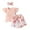 Pink, variant on Girls Summer Outfits, 4th of July Baby Girl Outfits Children's Clothes Girls Fashion Casual Sleeveless Vest Solid Color Suit Wind Two Piece Set