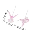 thumbnail image 2 of EXHUMKY 3-Piece Prism Beads Set for Sun Catchers and Hummingbird Ornaments, Assorted Colors, Window and Garden Decor, 2 of 8