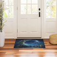thumbnail image 3 of Yayeee Doormat for Inside 20"x32" Absorbent Low-Profile Washable Non-Slip Rubber Backed Entryway Rug, Floral Occean, 3 of 8