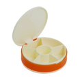 thumbnail image 1 of karymi Circular Portable Box Portable Packaging Box Sealed And Mini Box Portable Dispenser Box Wal&mart Deals, 1 of 2