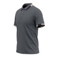 thumbnail image 5 of XAOFW Summer Polo Shirts For Man Fashion Ice Silk V Neck Short Sleeve Button Down Shirts For Everyday Wear Comfortable Top XXL, 5 of 6