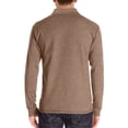 thumbnail image 5 of Men's Long Sleeve Polo Shirts Casual Button T-Shirts with Pocket Basic Lightweight Collared Golf Shirt Khaki 2XL, 5 of 5